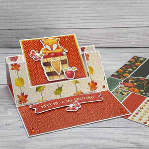 Autumn Charm - Stamp - Collection - Fox & Hedgehog 6x8