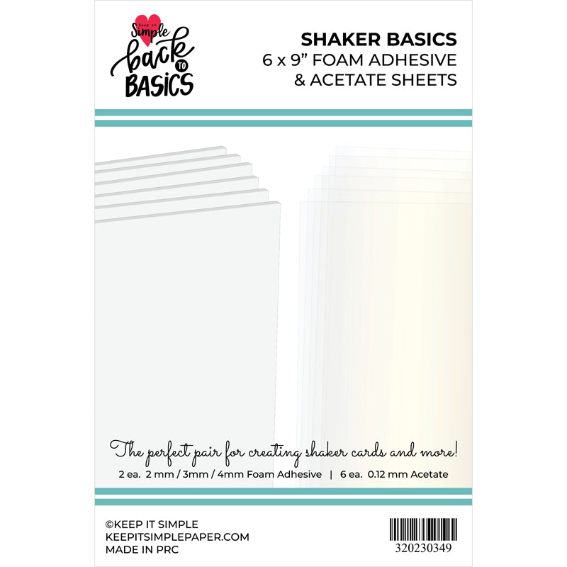 Shaker Basics - Foam & Acetate Pack   COMING SOON