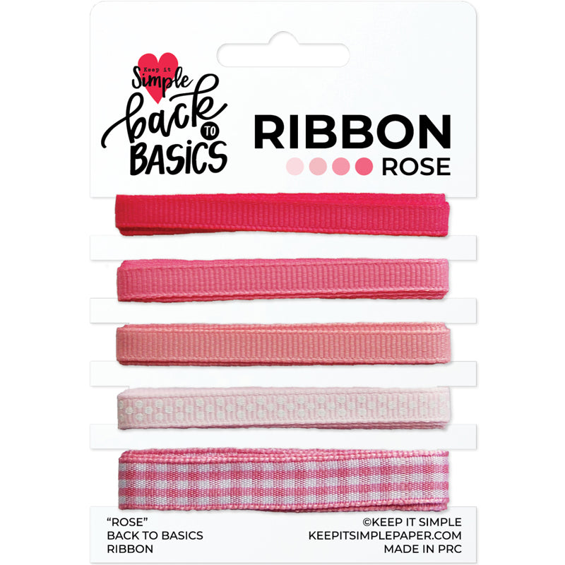 Back To Basics - Ribbon Pack - Rose