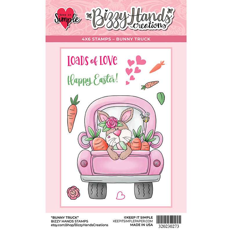 Bizzy Hands - Stamp - Bunny Truck