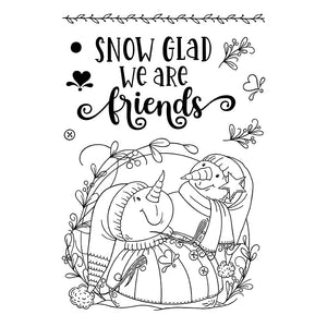 Bizzy Hands - Stamp - Snow Friends
