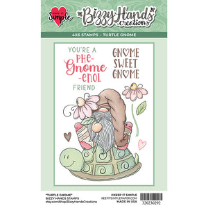 Bizzy Hands - Stamp - Turtle Gnome