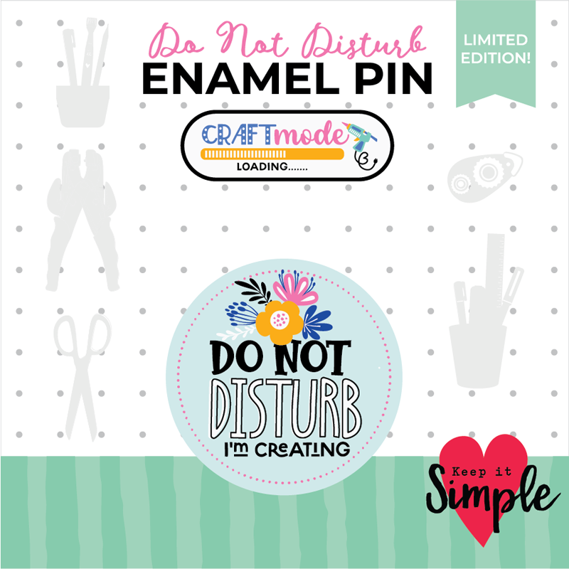Craft Mode - Enamel Pins - Do Not Disturb