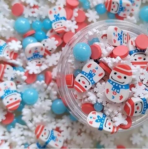 Polymer Clay - Happy Snowman Winter Mix