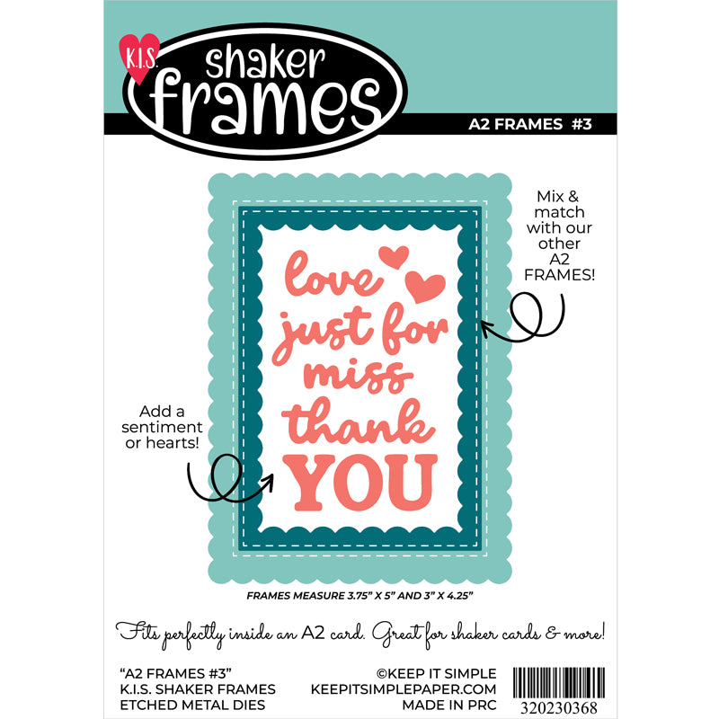 Shaker Frame - A2 - Frame #3 - COMING SOON