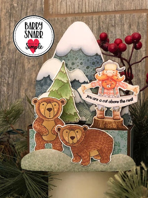 Lumberjack - Collection Stamp - 6x8 Camping
