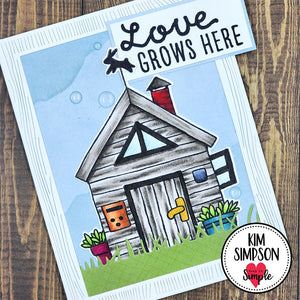 Bunny Season - Collection Stamp - 6x8 Love Grows Here