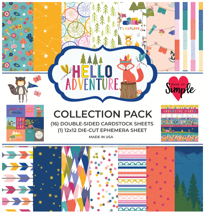 Hello Adventure Collection - 12x12 Paper Pack