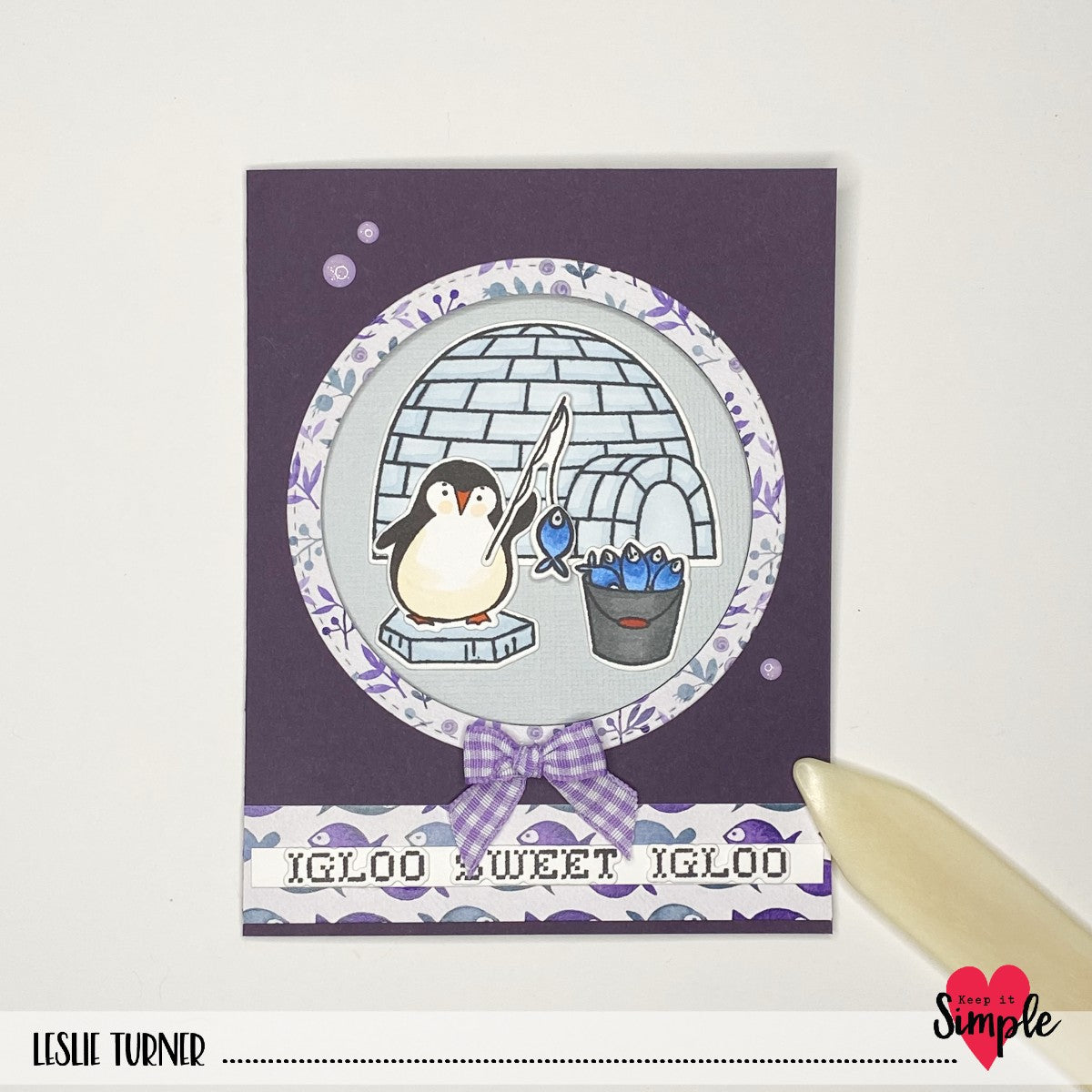 Make a Tri-fold Card with the Penguin Party Collection