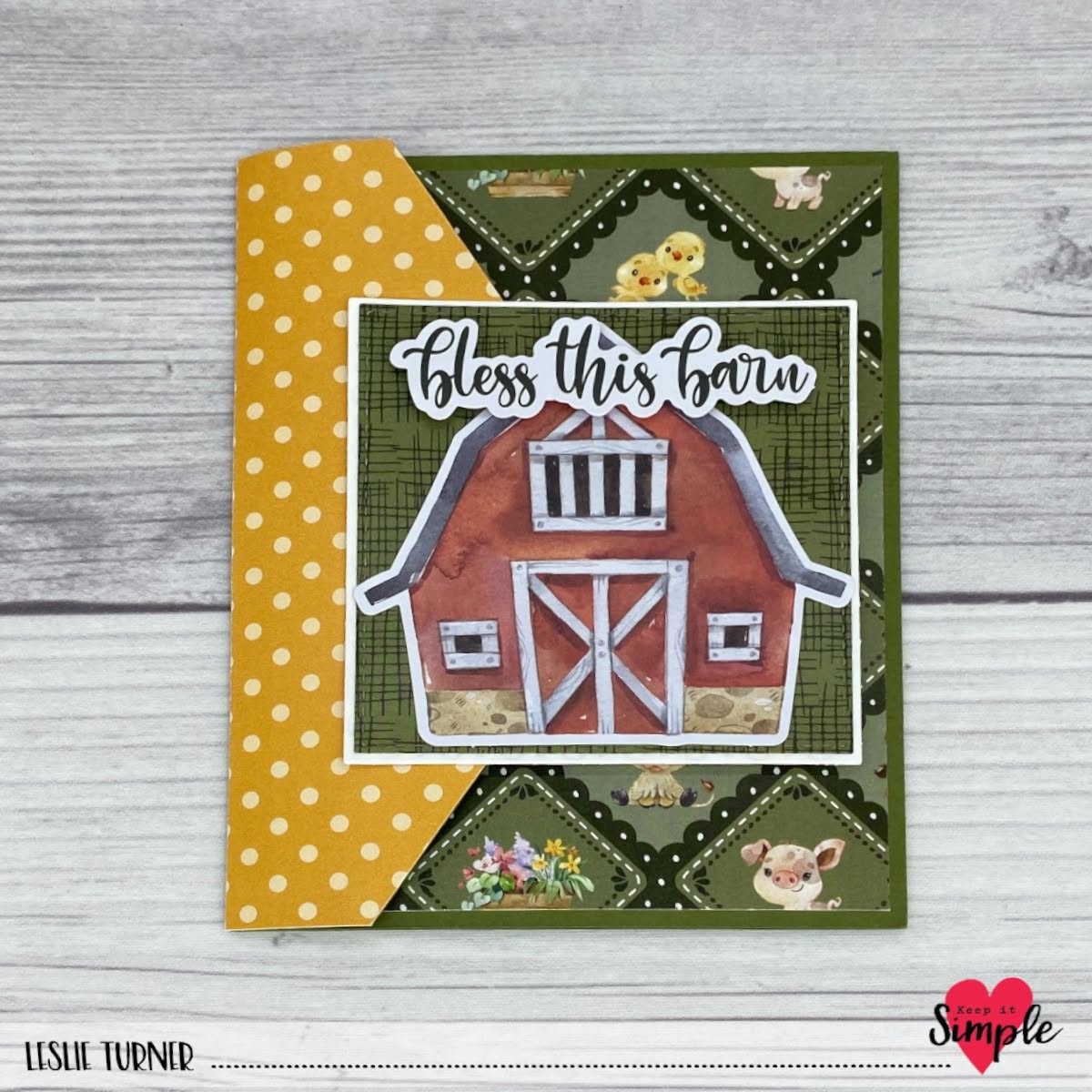 Create an Envelope Tuck Card with Barnyard Bliss