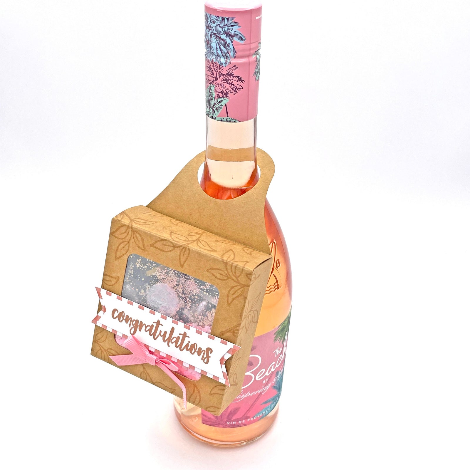 Bottle Tag Box With Floral Baby and Simply Spring