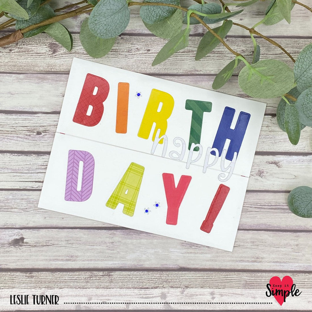 Create a gate fold card with the Back To Basics collection