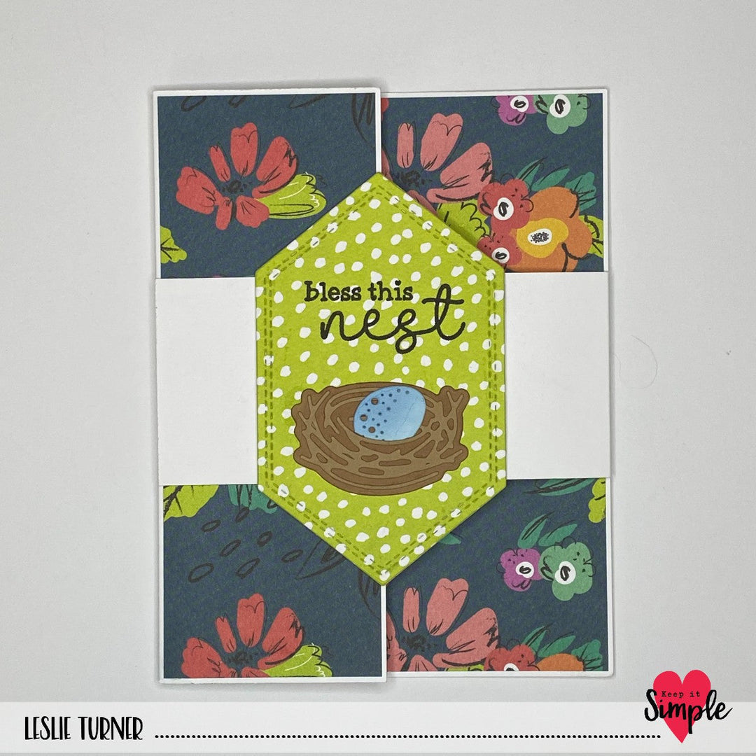 Make a Buckle Card with Build A House Metal Dies