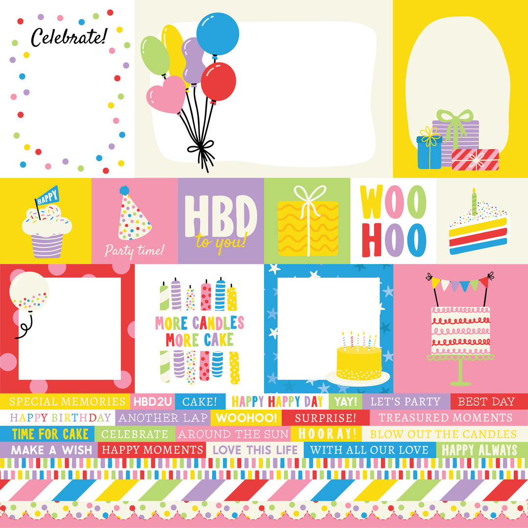 Happy Birthday - Collection Pack - 12x12