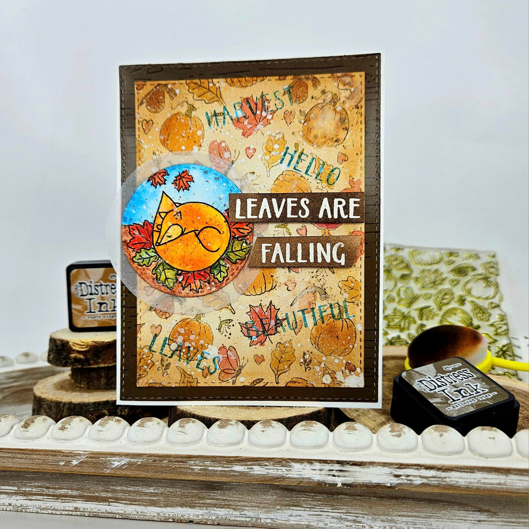 Autumn Charm - Outline Die - Fox &amp; Hedgehog