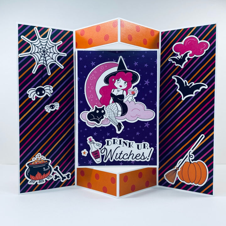 A Wee Bit Wicked - Stamp - Collection - Best Witches 6x8