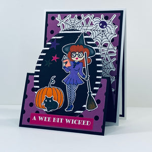 A Wee Bit Wicked - Outline Die - Hallowqueen