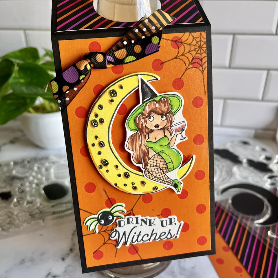 A Wee Bit Wicked - Stamp - Sentiments - Hallowqueen 6x8