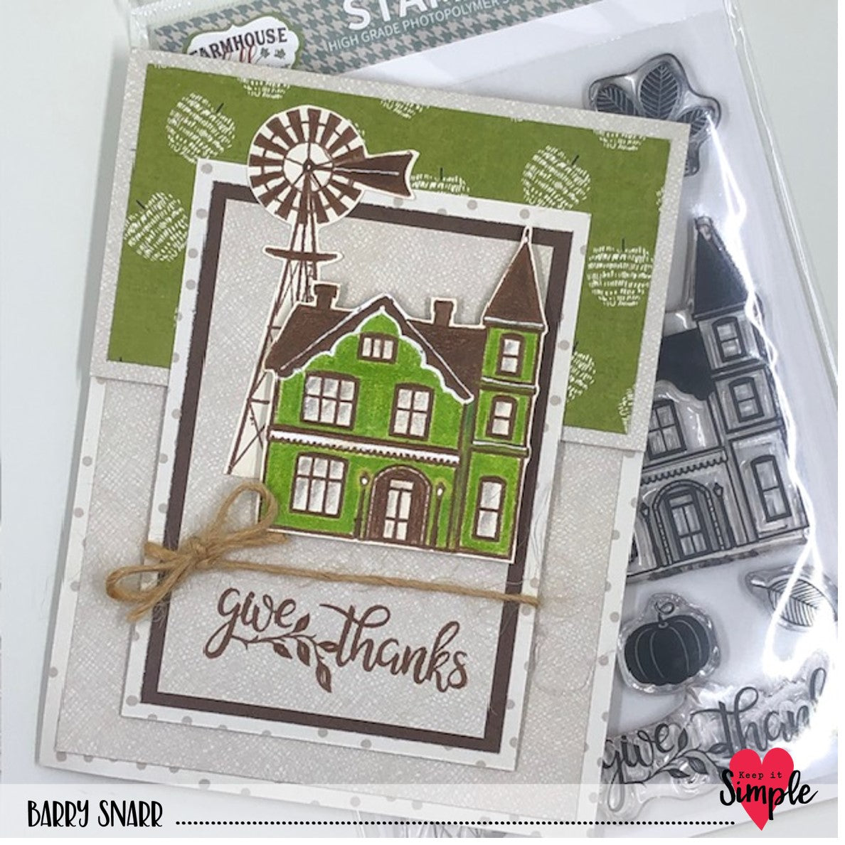 Farmhouse Fall - Collection  Stamp - 4x6