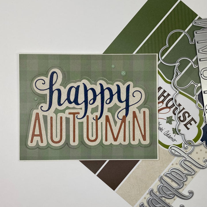 Farmhouse Fall - KIS Cuts - Happy Autumn