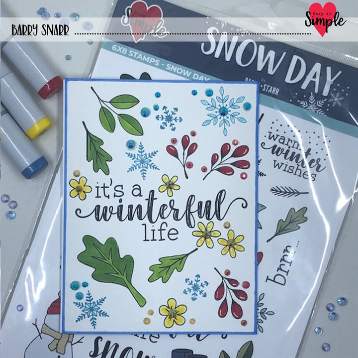 Snow Day - Outline Die - Snow Day