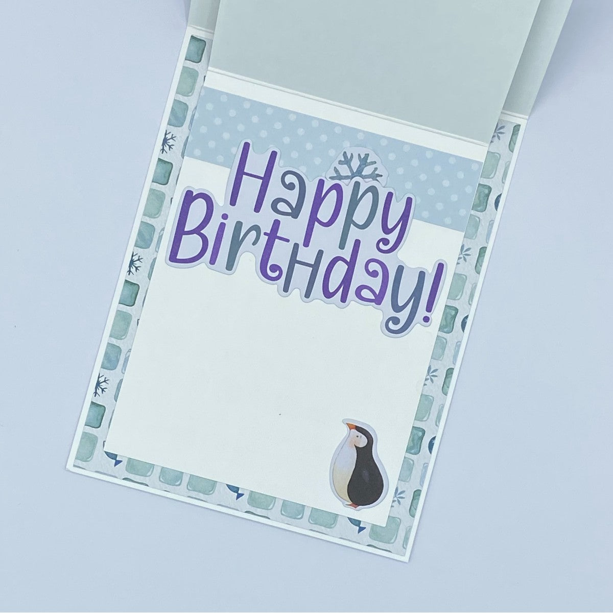 Penguin Party - Page Title - Happy Birthday