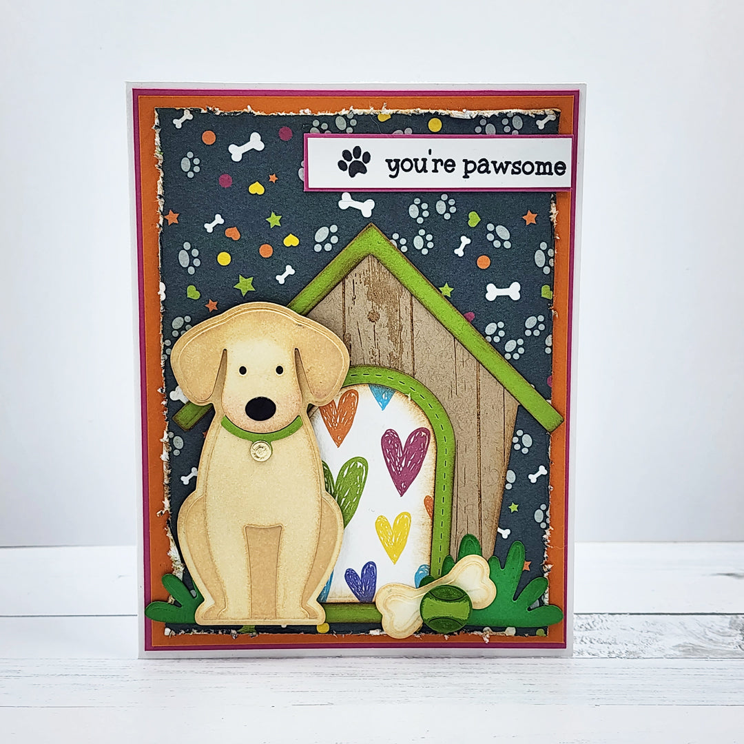 KIS Cuts - Metal Die - Build-A-Doghouse