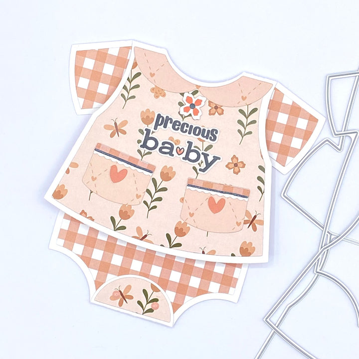 KIS Cuts - Metal Die - Baby Romper Card