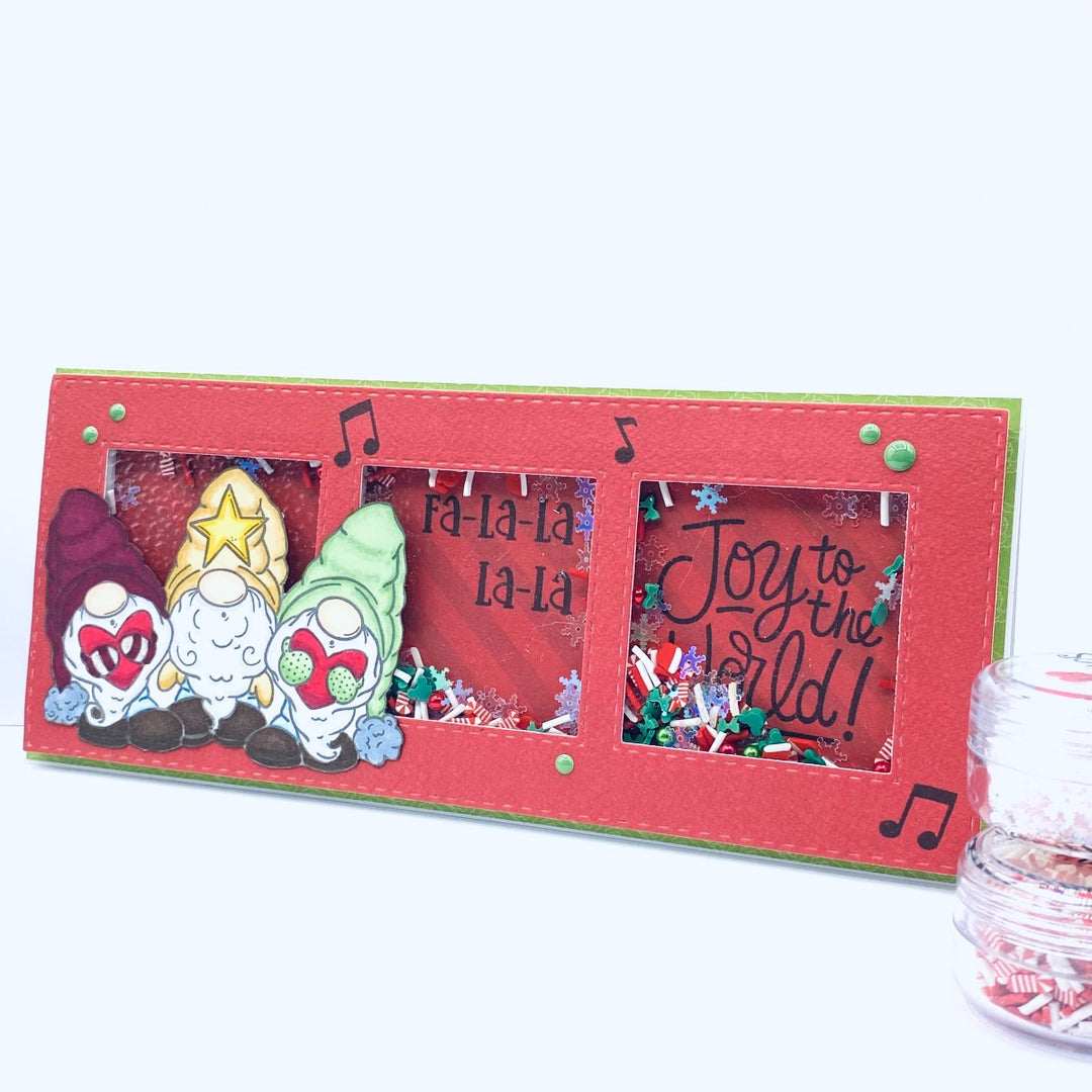 Bizzy Hands - Stamp - Christmas Gnomes
