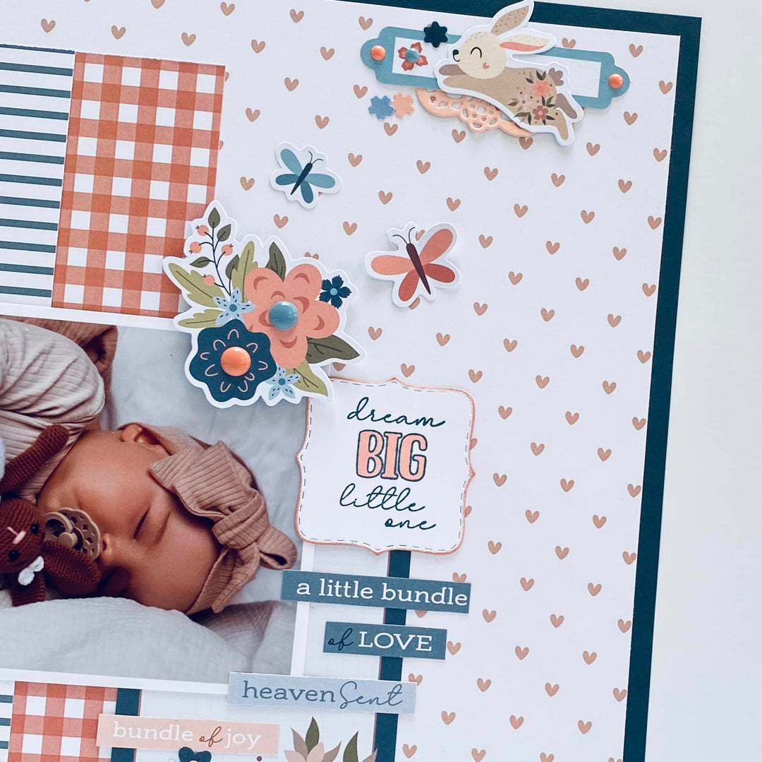 Floral Baby - Die Cut Pieces - Floral Baby