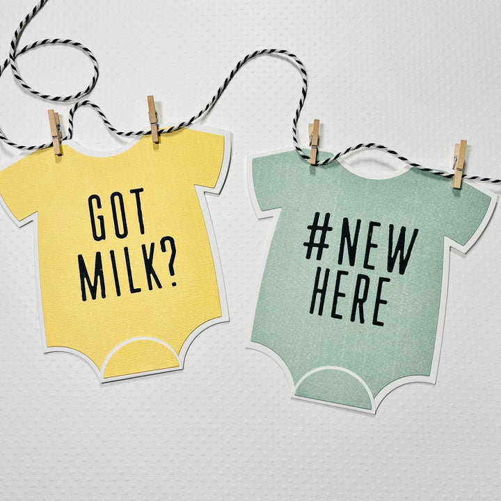 KIS Cuts - Metal Die - Baby Romper Card