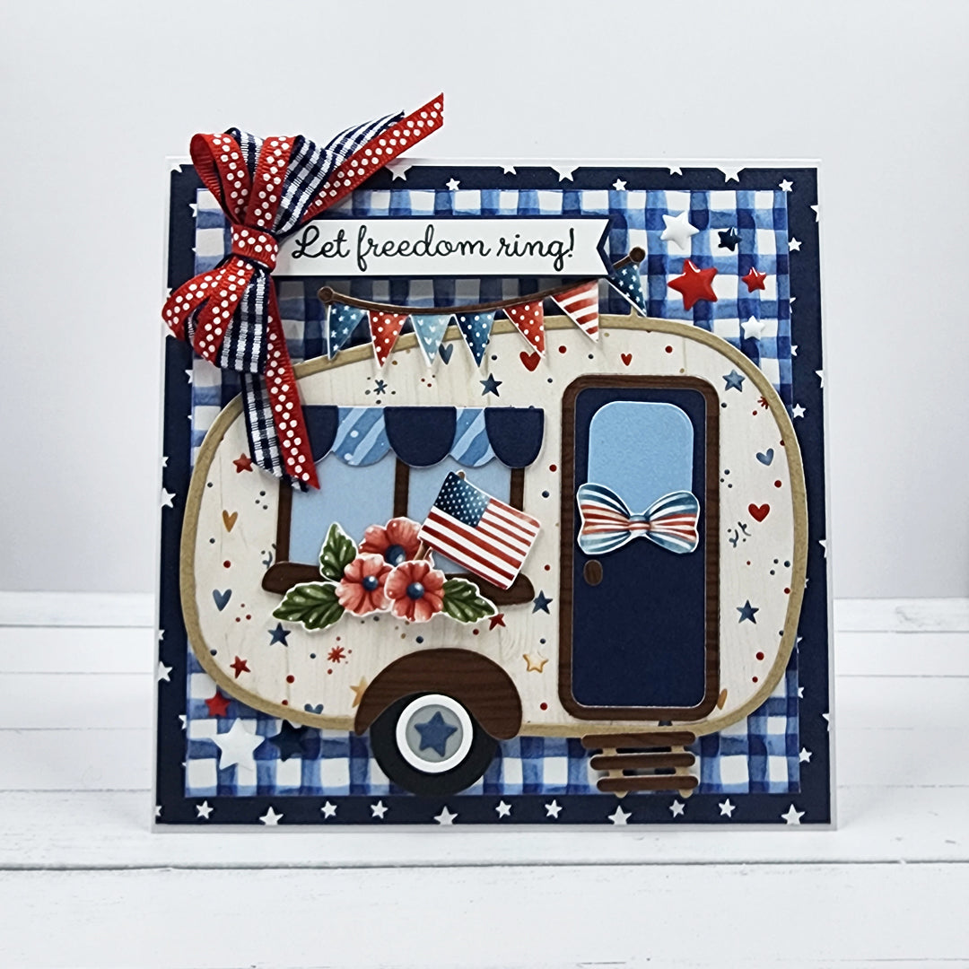 Back to Basics - Enamel Stars - Stars & Stripes