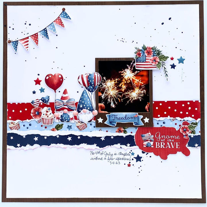 Back to Basics - Enamel Stars - Stars &amp; Stripes