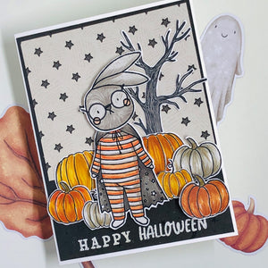 Haunted Halloween - Sentiment Stamp - Halloween Sentiments