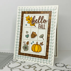 Nuts About Fall - Outline Die - Nuts About Fall