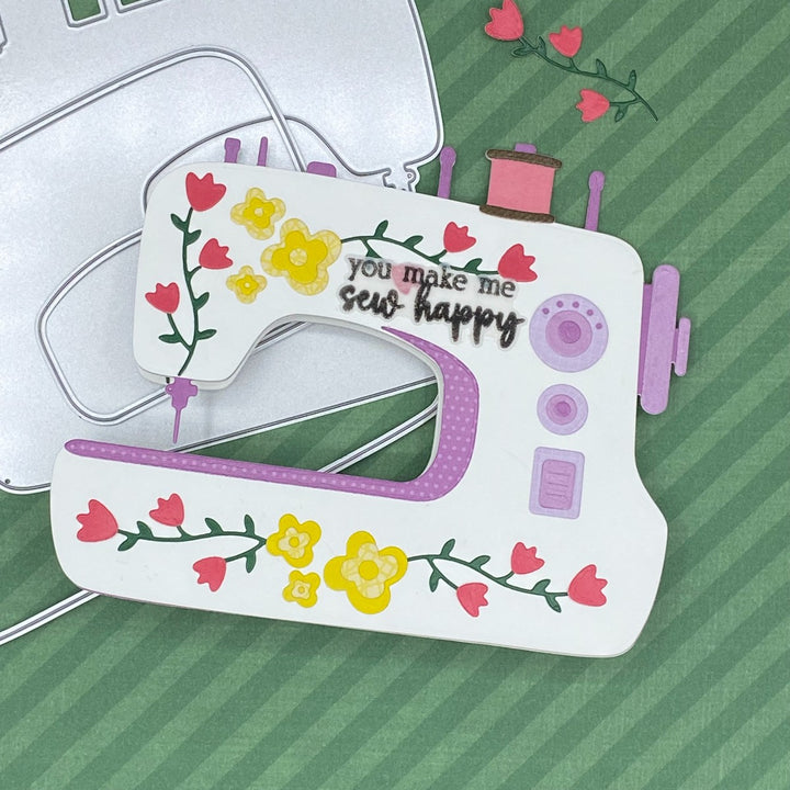 KIS Cuts - Metal Shaped Die - Sewing Machine