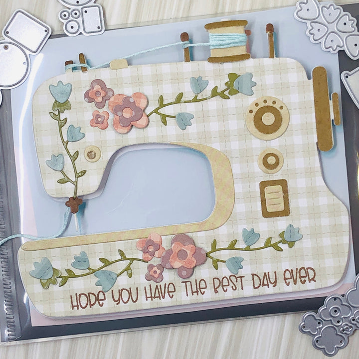 KIS Cuts - Metal Shaped Die - Sewing Machine