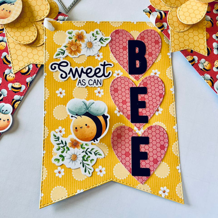 Back to Basics - Metal Die - Nested Stitched Banner