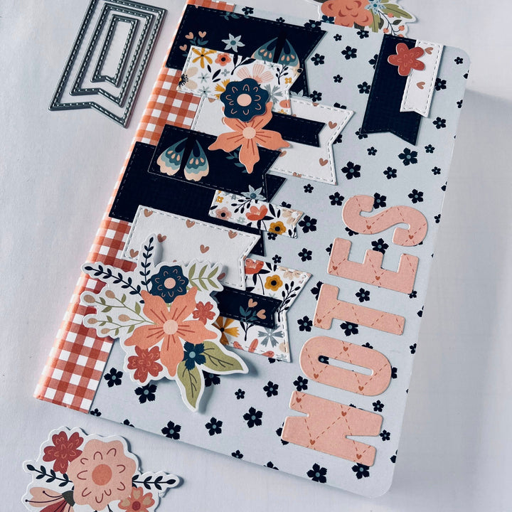 Back to Basics - Metal Die - Nested Stitched Banner