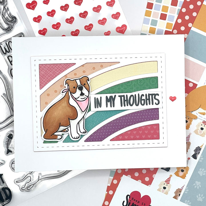 Back To Basics - Sentiment Stamp -  Get Well