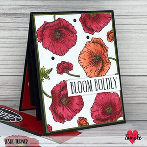 Poppy 6x8 Stamp Set