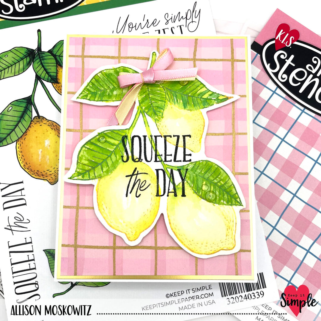 Lemon 6x8 Stamp Set