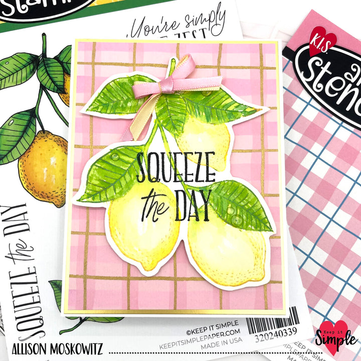 Lemon 6x8 Stamp Set