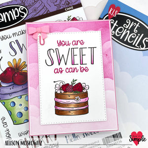 Cake 6x8 Stamp Set