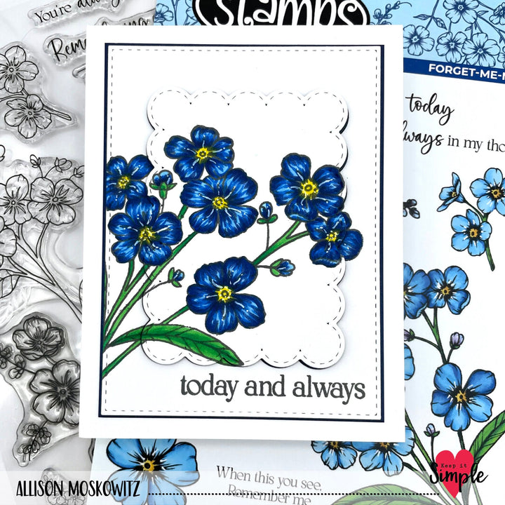 Forget-Me-Not 6x8 Stamp Set