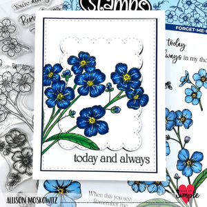 Forget-Me-Not 6x8 Stamp Set