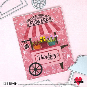 Market Cart – Flowers - Cuts & Stamps