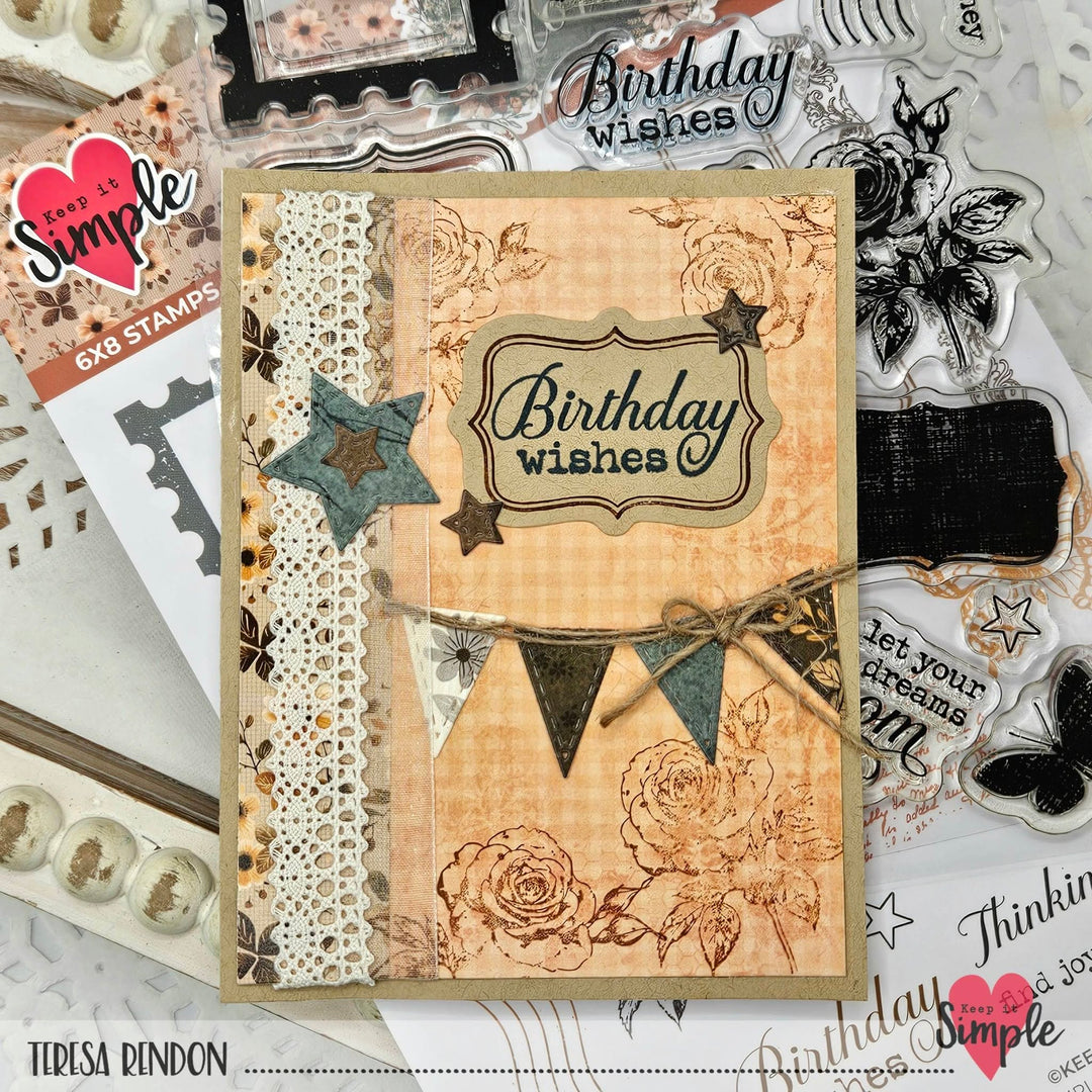 Boho Floral 12x12 Collection Pack