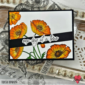 Poppy 6x8 Stamp Set