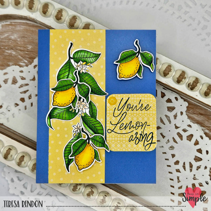 Lemon 6x8 Stamp Set